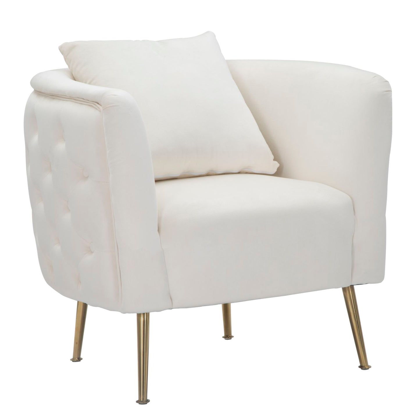 Fauteuil Bucarest Crema 76×74×73 cm