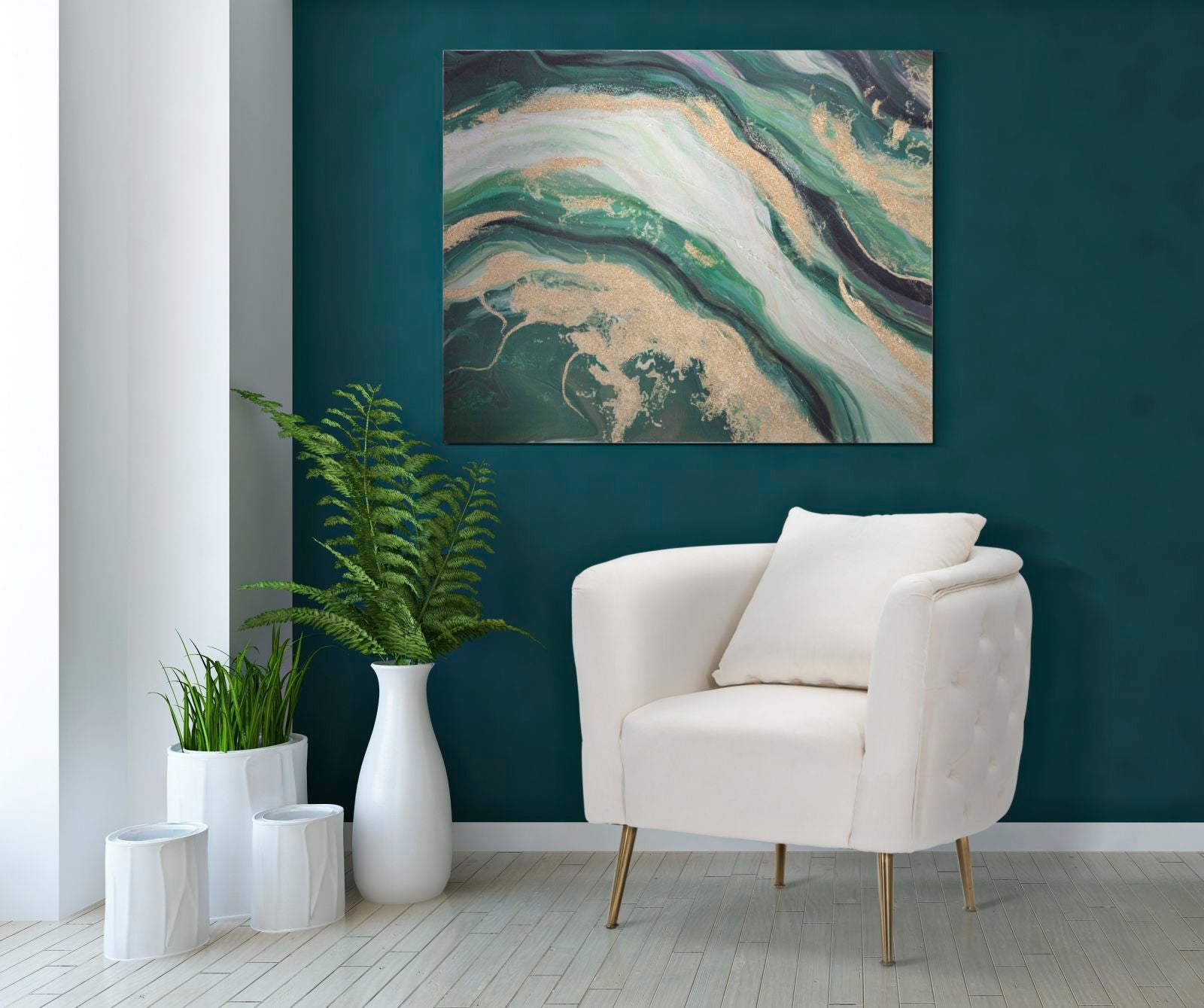 Fauteuil Bucarest Crema 76×74×73 cm