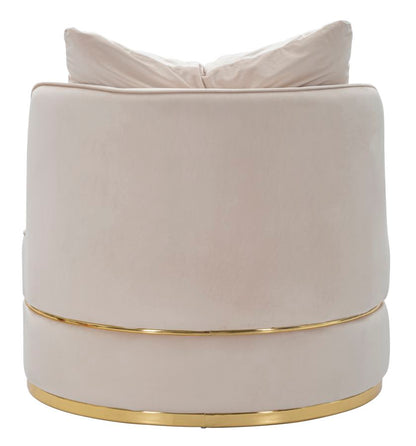 Fauteuil Paris Space Crema/gold Ø 84×72 cm