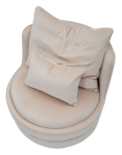Fauteuil Paris Space Crema/gold Ø 84×72 cm