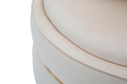 Fauteuil Paris Space Crema/gold Ø 84×72 cm