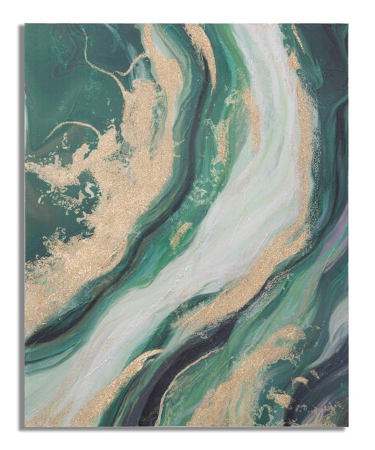 Schilderij Greenery 80×2,8×100 cm