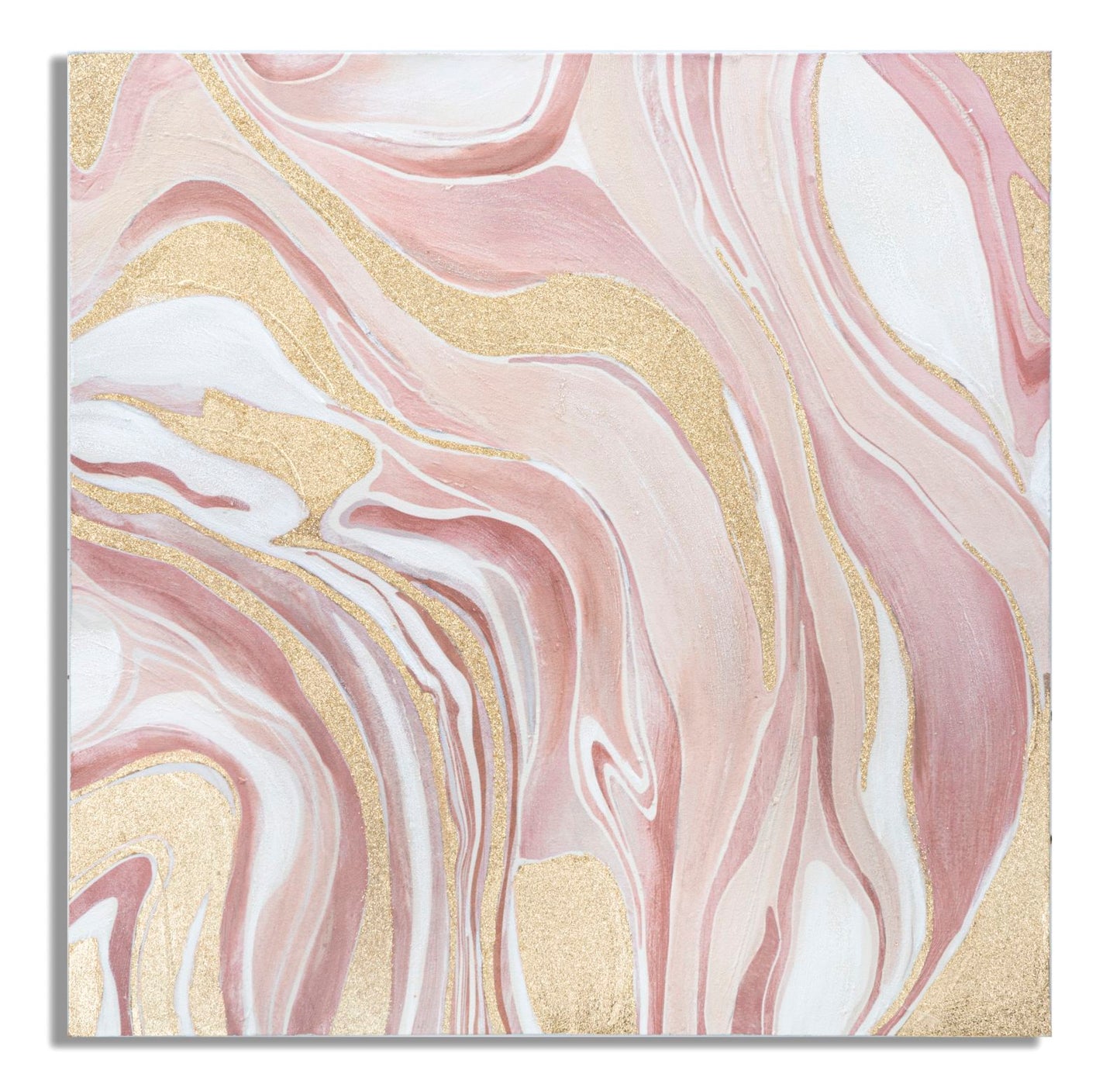 Schilderij Pinkly 80×2,8×80 cm