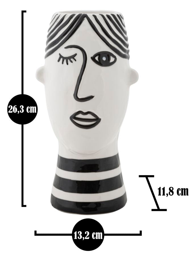 Vaas Face 13,2×11,8×26,3 cm