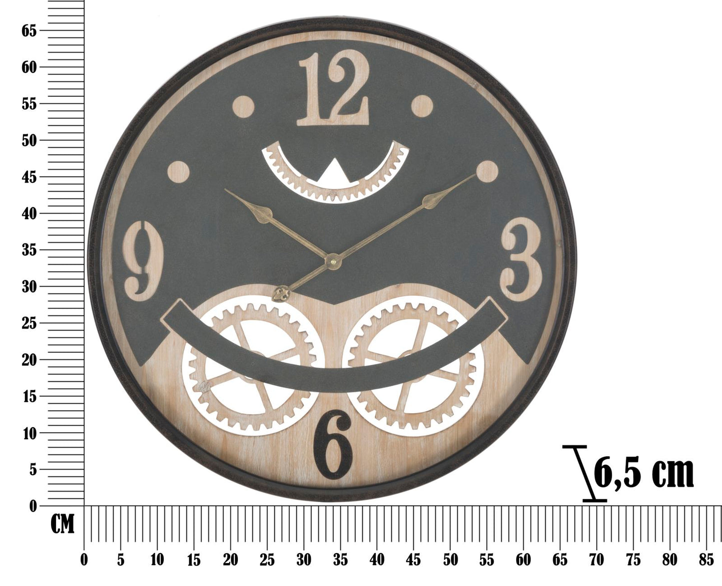 Wandklok Xxx Ø 67×6,5 cm