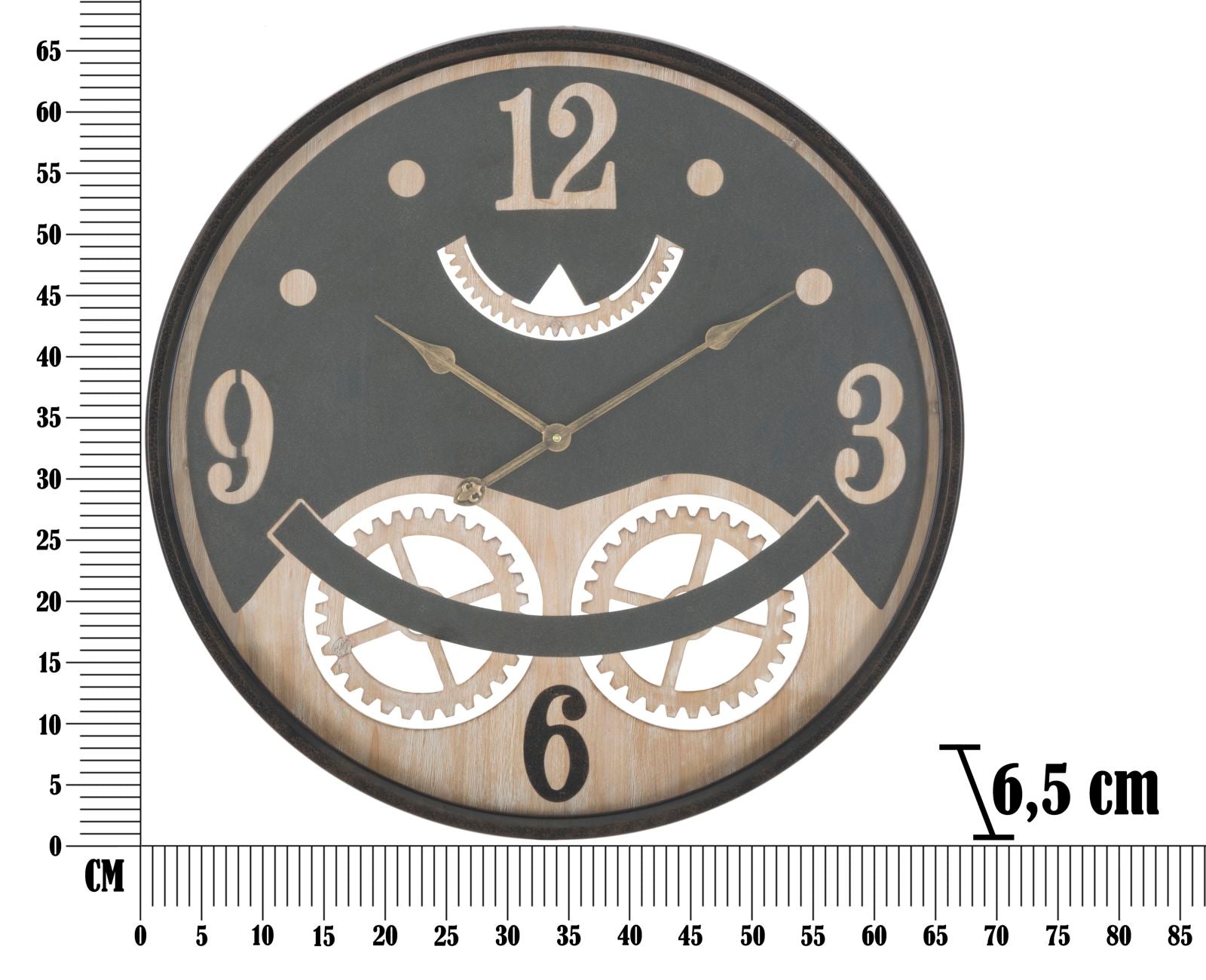 Wandklok Xxx Ø 67×6,5 cm