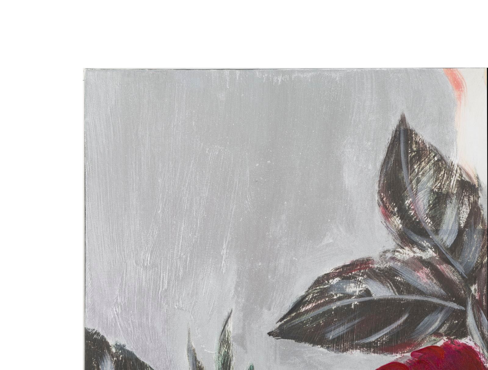 Schilderij Handmade Wall Painting Flower Square 90×3,7×90 cm