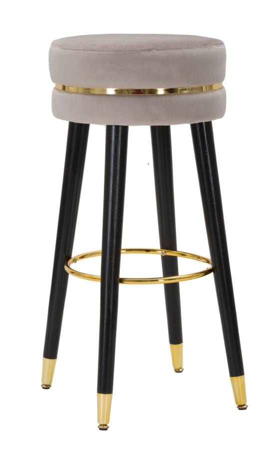 Barkruk Paris Grigio/gold Ø 35×74 cm