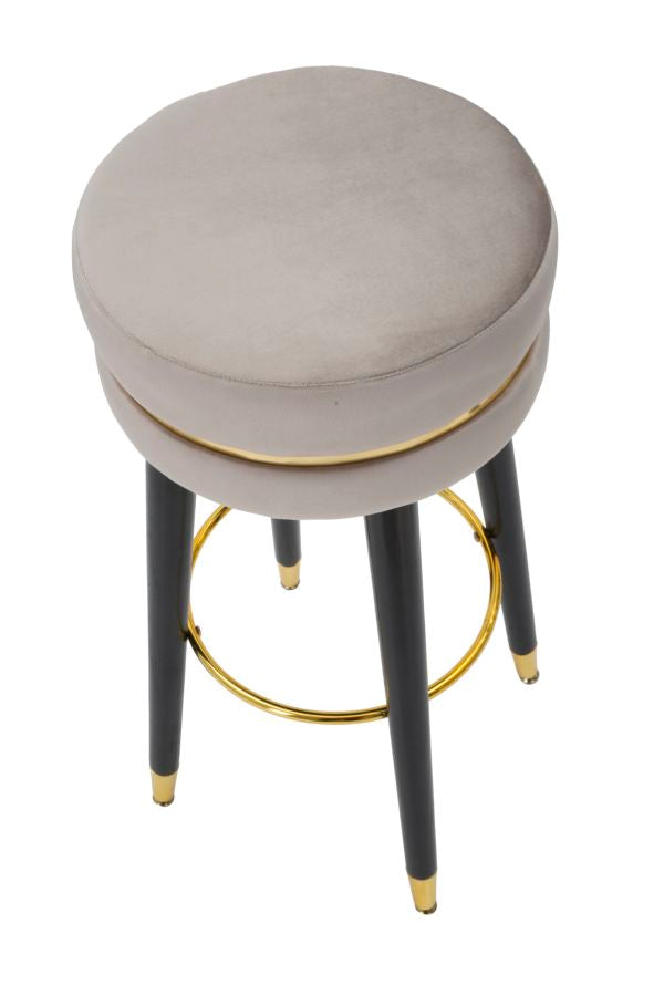 Barkruk Paris Grigio/gold Ø 35×74 cm