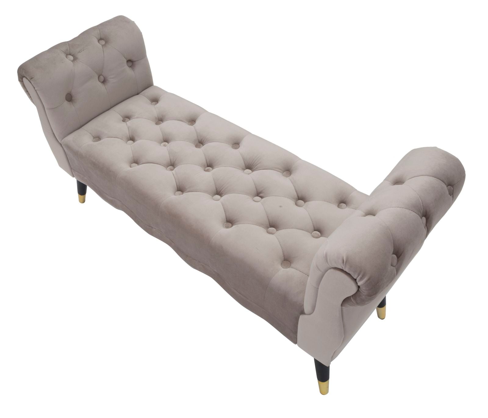 Bankje Paris Grigia/gold 120×40×60 cm