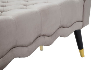 Bankje Paris Grigia/gold 120×40×60 cm