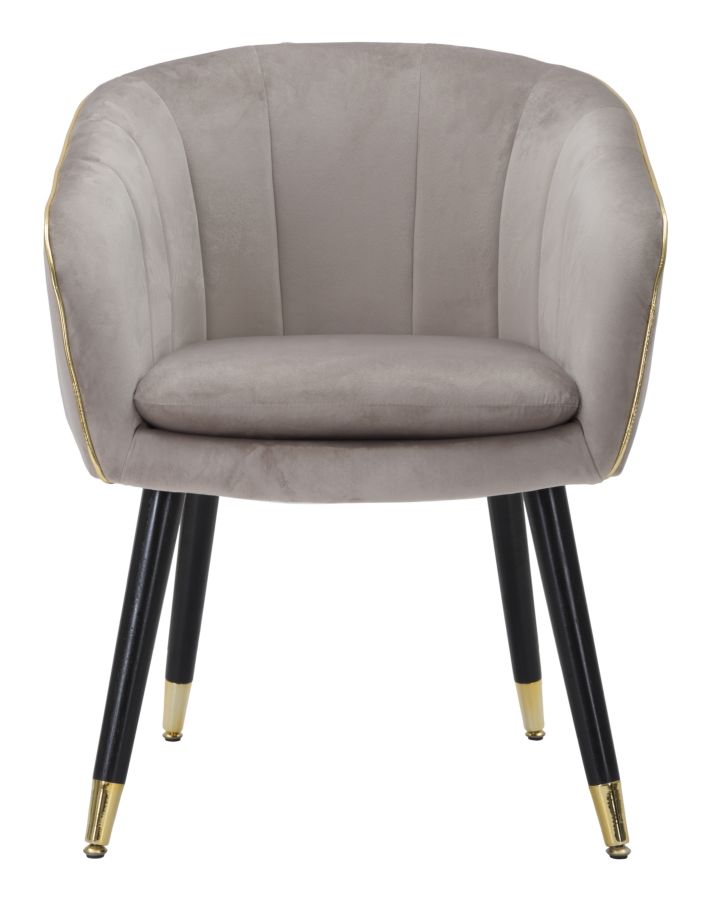 Fauteuil Parmchair Paris Grigia/gold 62×58×78 cm