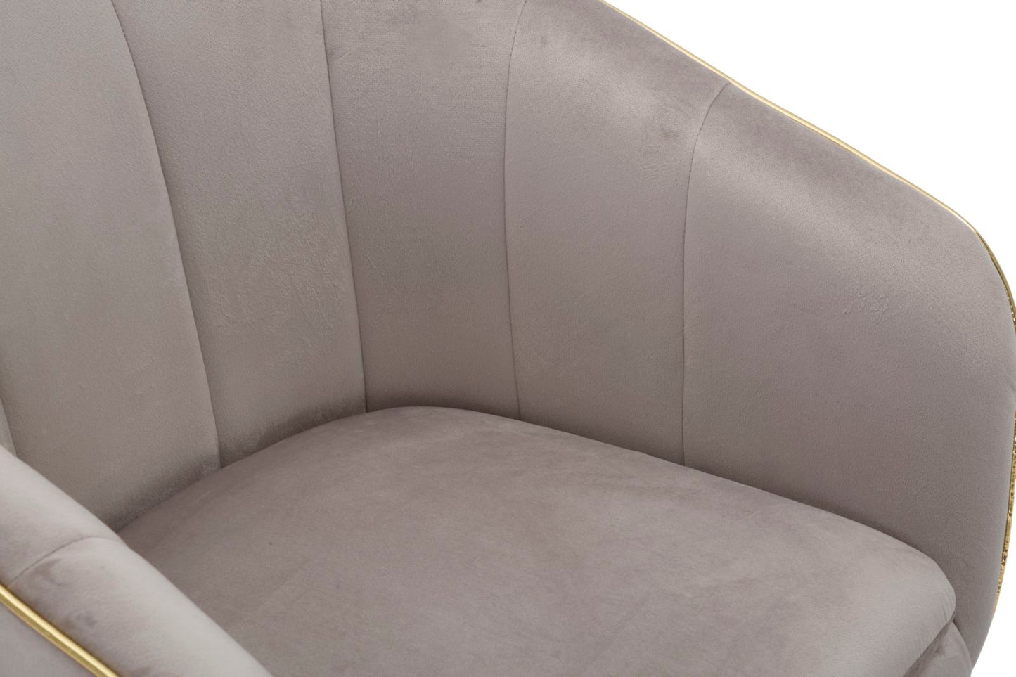 Fauteuil Parmchair Paris Grigia/gold 62×58×78 cm