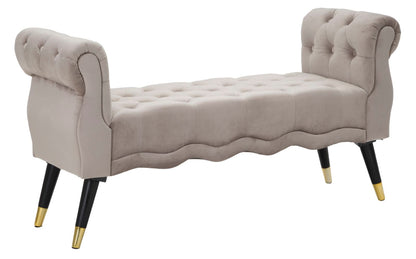 Bankje Paris Grigia/gold 120×40×60 cm
