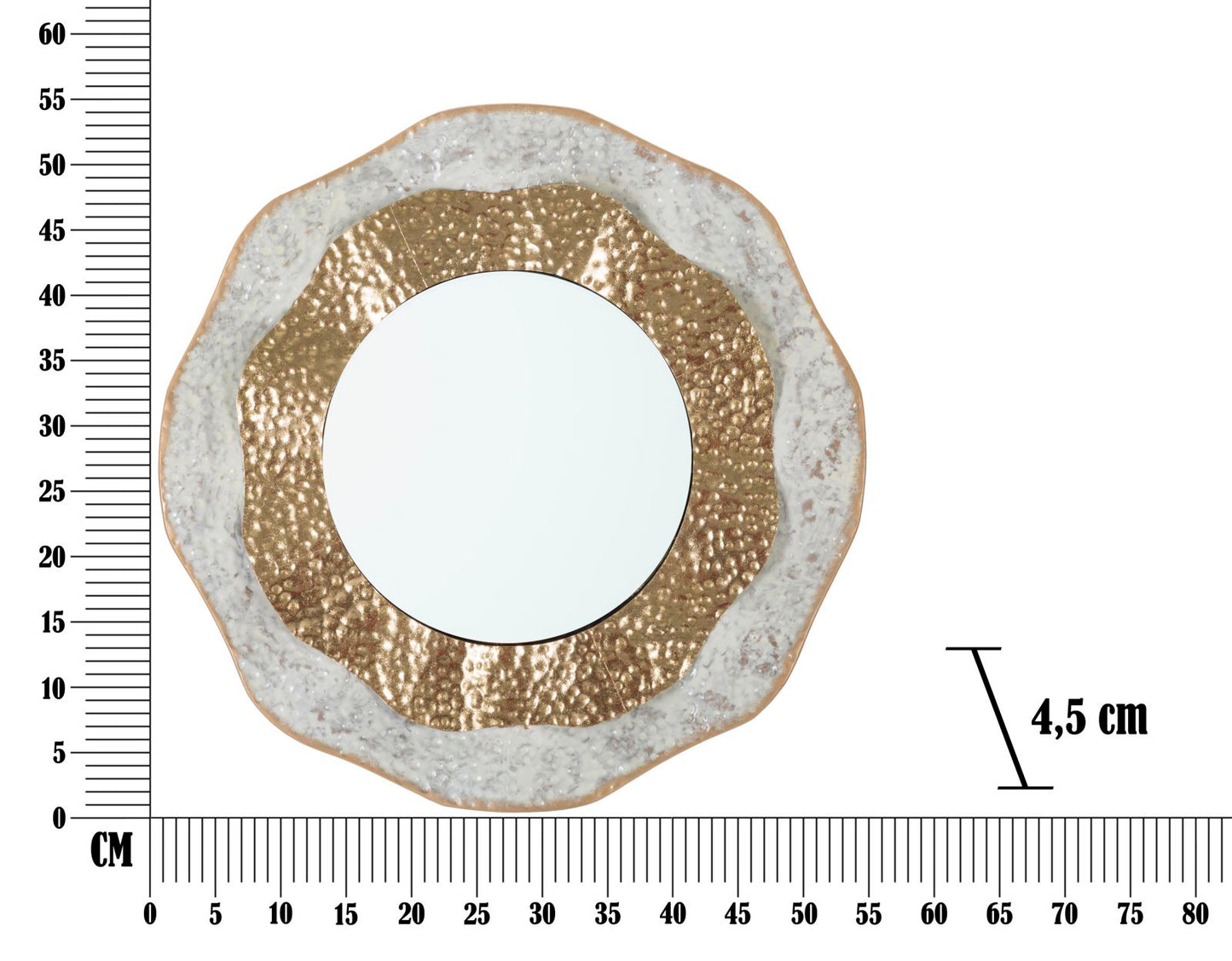 Spiegel Shai Light Ø 54,5×4,5 cm