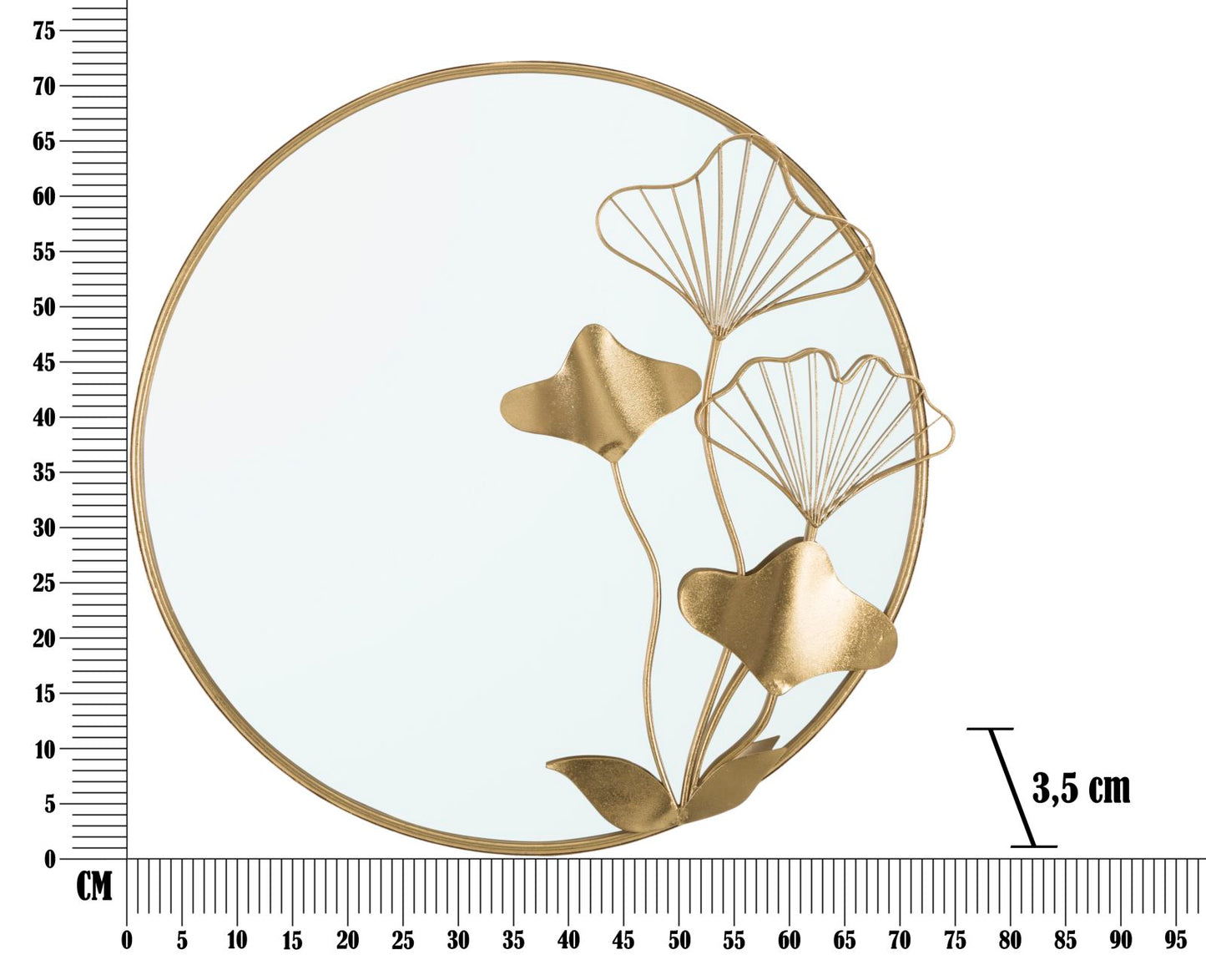 Spiegel Flower 75×3,5×72 cm