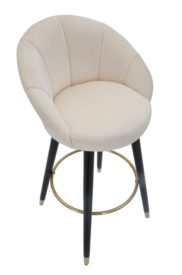 Barkruk Prague Crema 55×56×104 cm