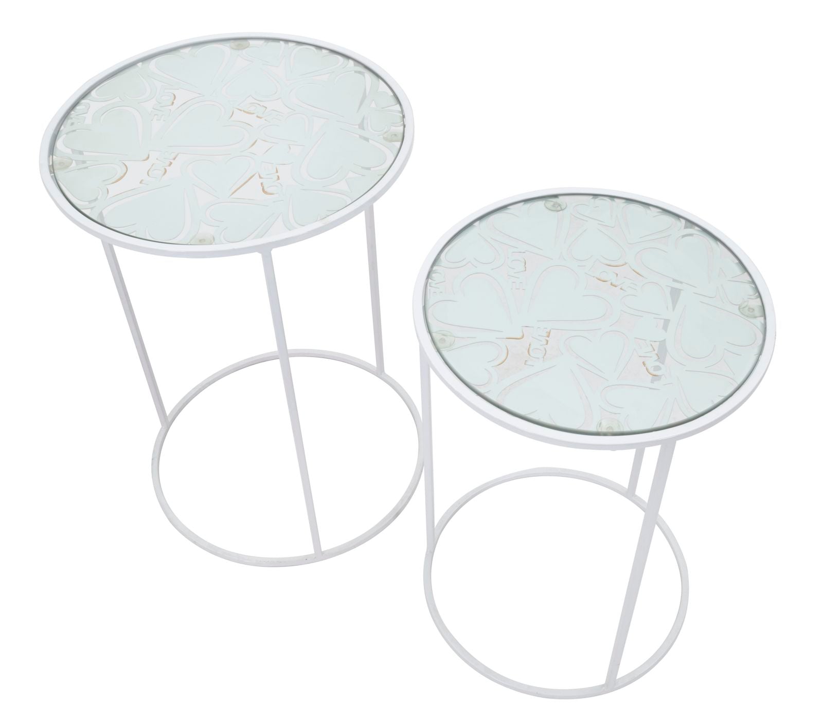 Tafel White Harts Coppia Ø 43×60 cm