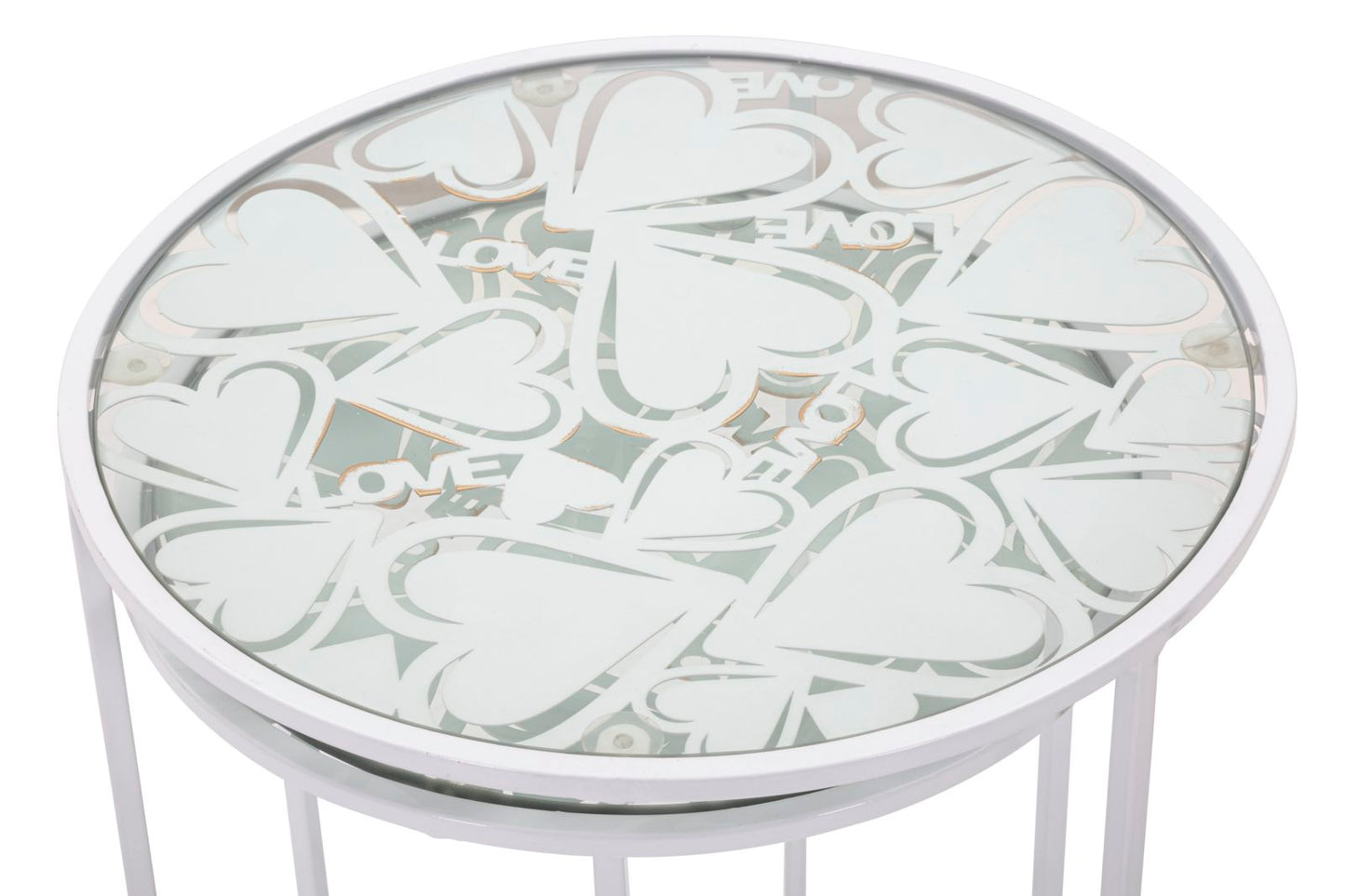 Tafel White Harts Coppia Ø 43×60 cm