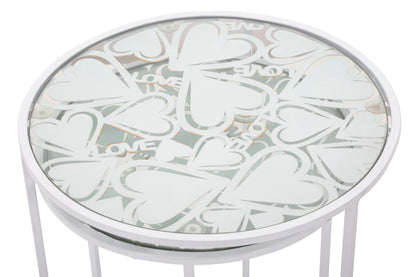 Tafel White Harts Coppia Ø 43×60 cm