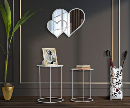 Tafel White Harts Coppia Ø 43×60 cm