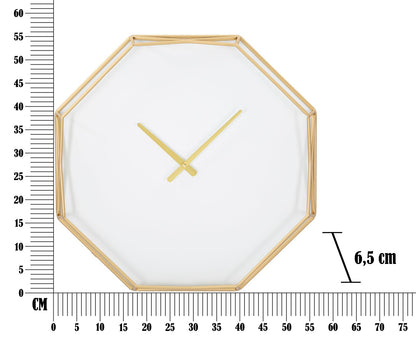 Wandklok Goldy Octagonal 56×6,5×56 cm