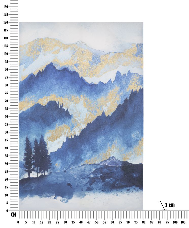 Wandprint Mountain Tree 80×3×120 cm