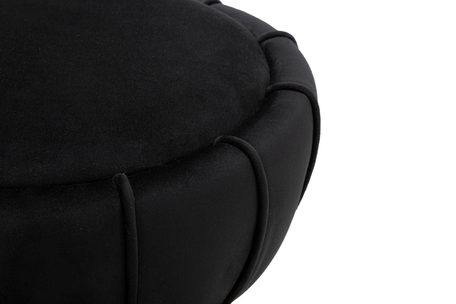 Kruk Flower Black Ø 40×44 cm