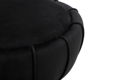 Kruk Flower Black Ø 40×44 cm