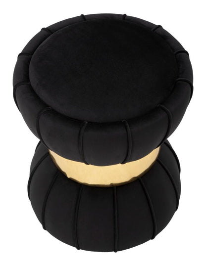 Kruk Flower Black Ø 40×44 cm