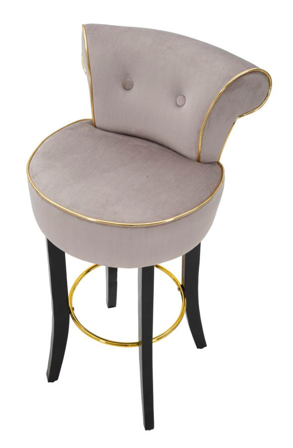 Barkruk Luxy Grey 46×48×96 cm