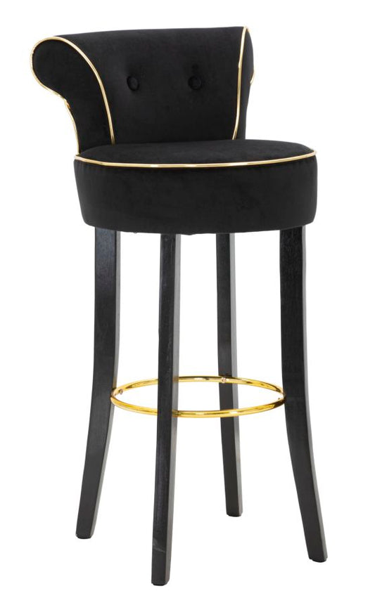 Barkruk Luxy Black 46×48×96 cm