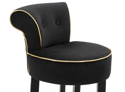 Barkruk Luxy Black 46×48×96 cm