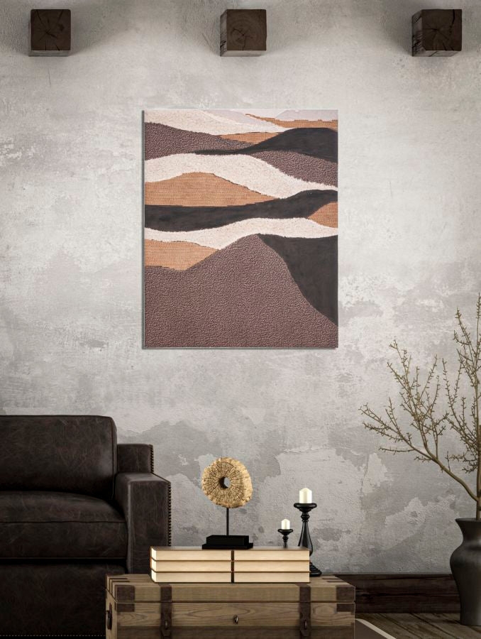 Schilderij Handmade Wall Painting Darky 80×3,7×100 cm