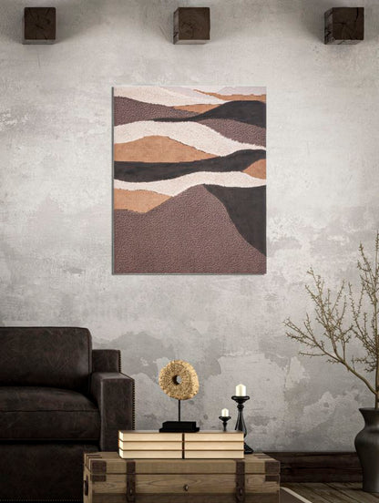 Schilderij Handmade Wall Painting Darky 80×3,7×100 cm