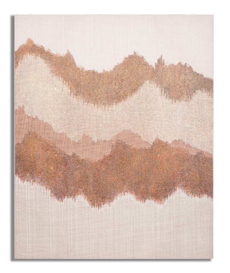 Schilderij Handmade Wall Painting Browny 80×3,7×100 cm