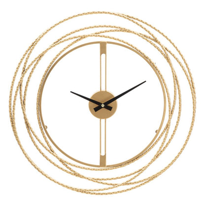 Wandklok Gold Strips Ø 50×4 cm