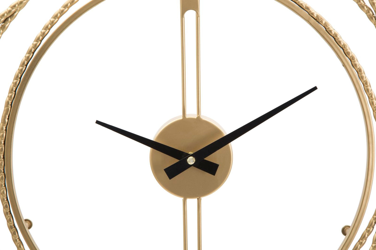 Wandklok Gold Strips Ø 50×4 cm