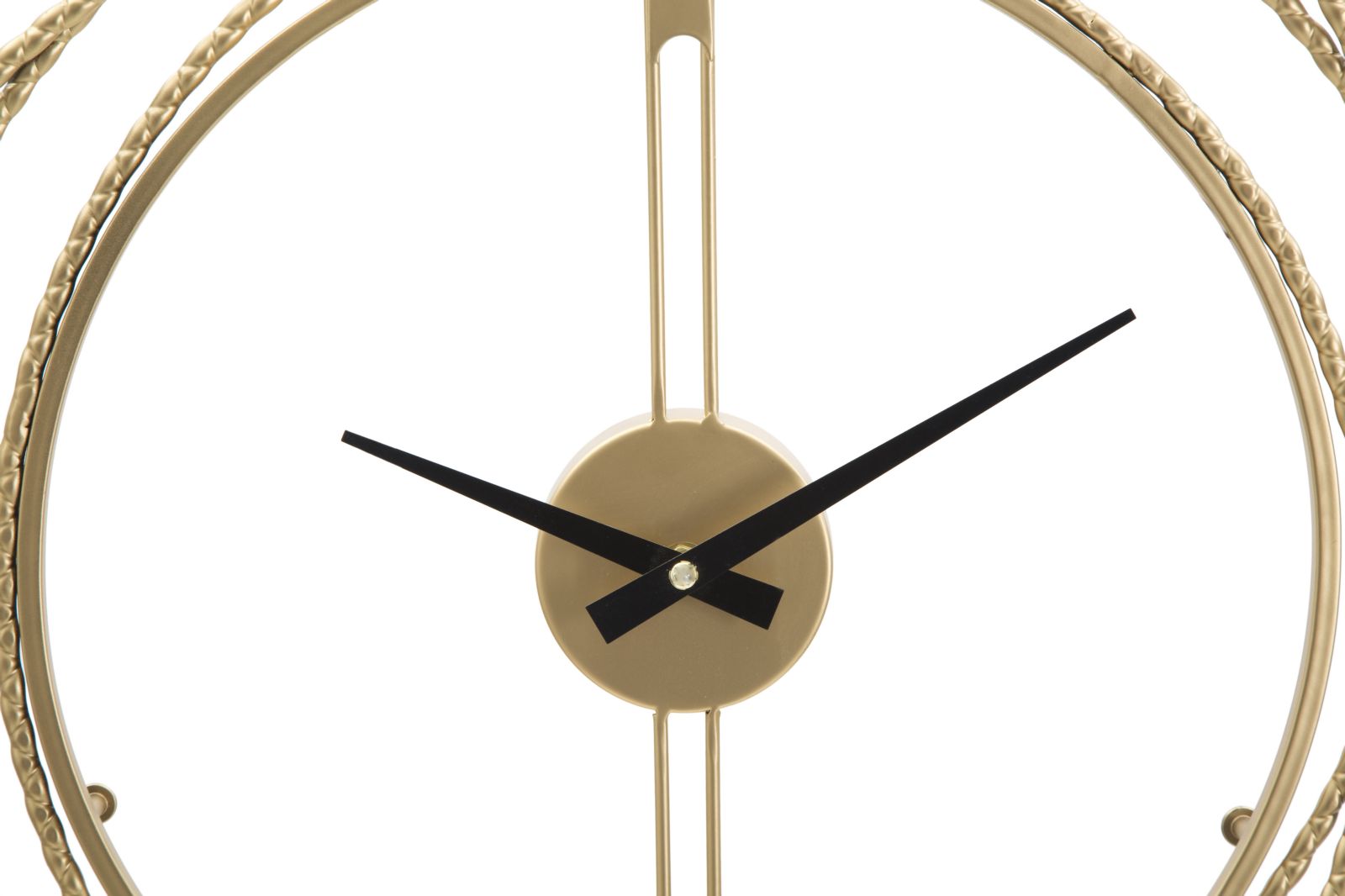 Wandklok Gold Strips Ø 50×4 cm