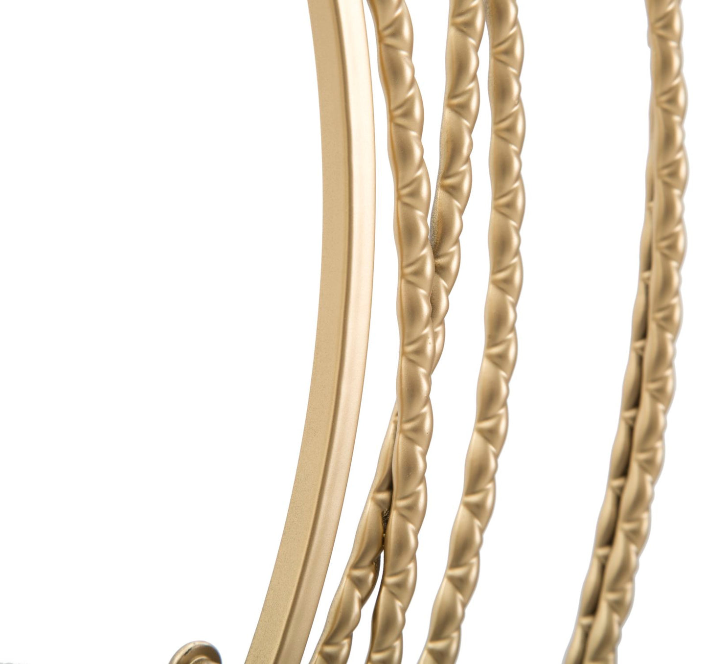 Wandklok Gold Strips Ø 50×4 cm