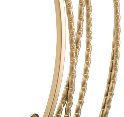 Wandklok Gold Strips Ø 50×4 cm