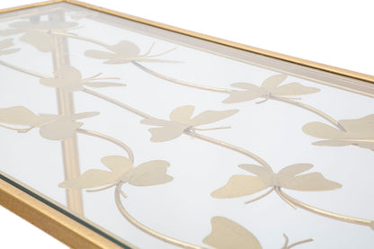 Consoletafel Butterflies Glass 100×35×80 cm