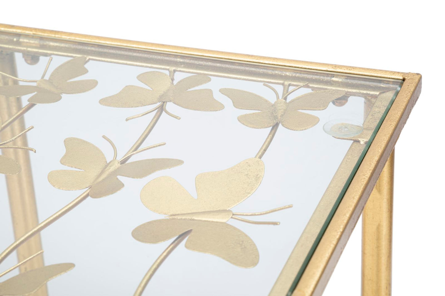 Consoletafel Butterflies Glass 100×35×80 cm
