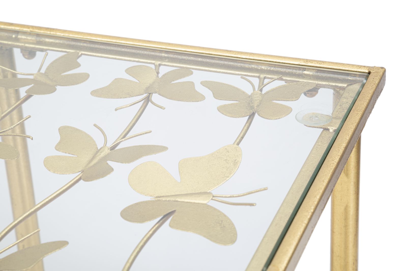 Consoletafel Butterflies Glass 100×35×80 cm