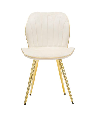 Stoel Paris Chair Space Cream/gold Set 2 Pz 46×58×77 cm