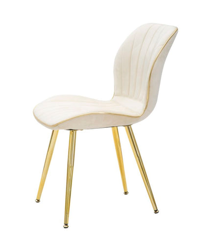 Stoel Paris Chair Space Cream/gold Set 2 Pz 46×58×77 cm