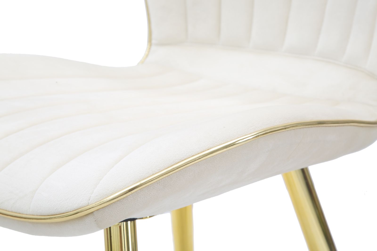 Stoel Paris Chair Space Cream/gold Set 2 Pz 46×58×77 cm
