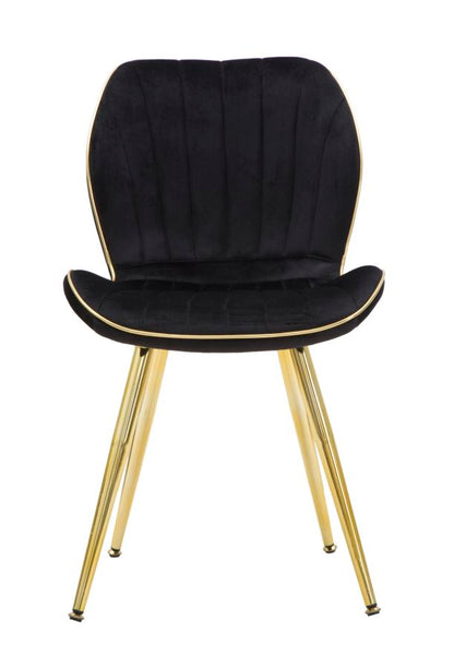Stoel Paris Chair Space Black/gold Set 2 Pz 46×58×77 cm