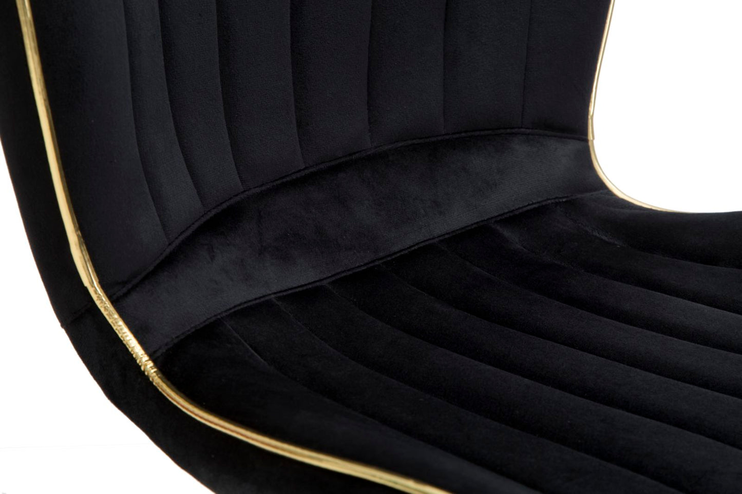 Stoel Paris Chair Space Black/gold Set 2 Pz 46×58×77 cm