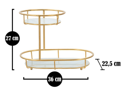 Dienblad 2 Levels -a- 36×22,5×27 cm